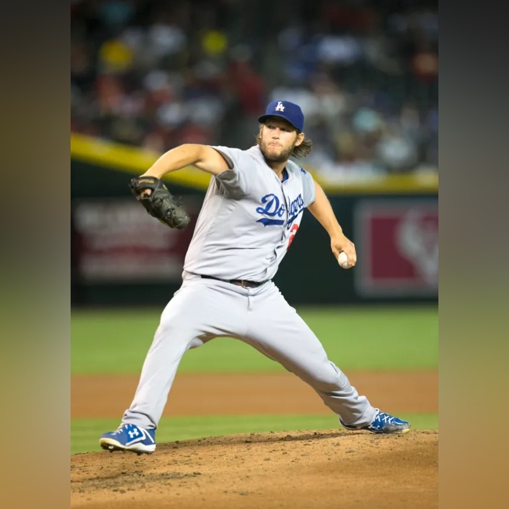 Majestic Authentic LA Dodgers Road Clayton Kershaw #22 MLB Jersey Men’s Sz: M - Picture 2 of 8